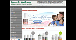 Desktop Screenshot of isotonicwellness.com